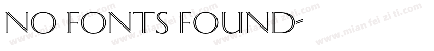 No fonts found字体转换